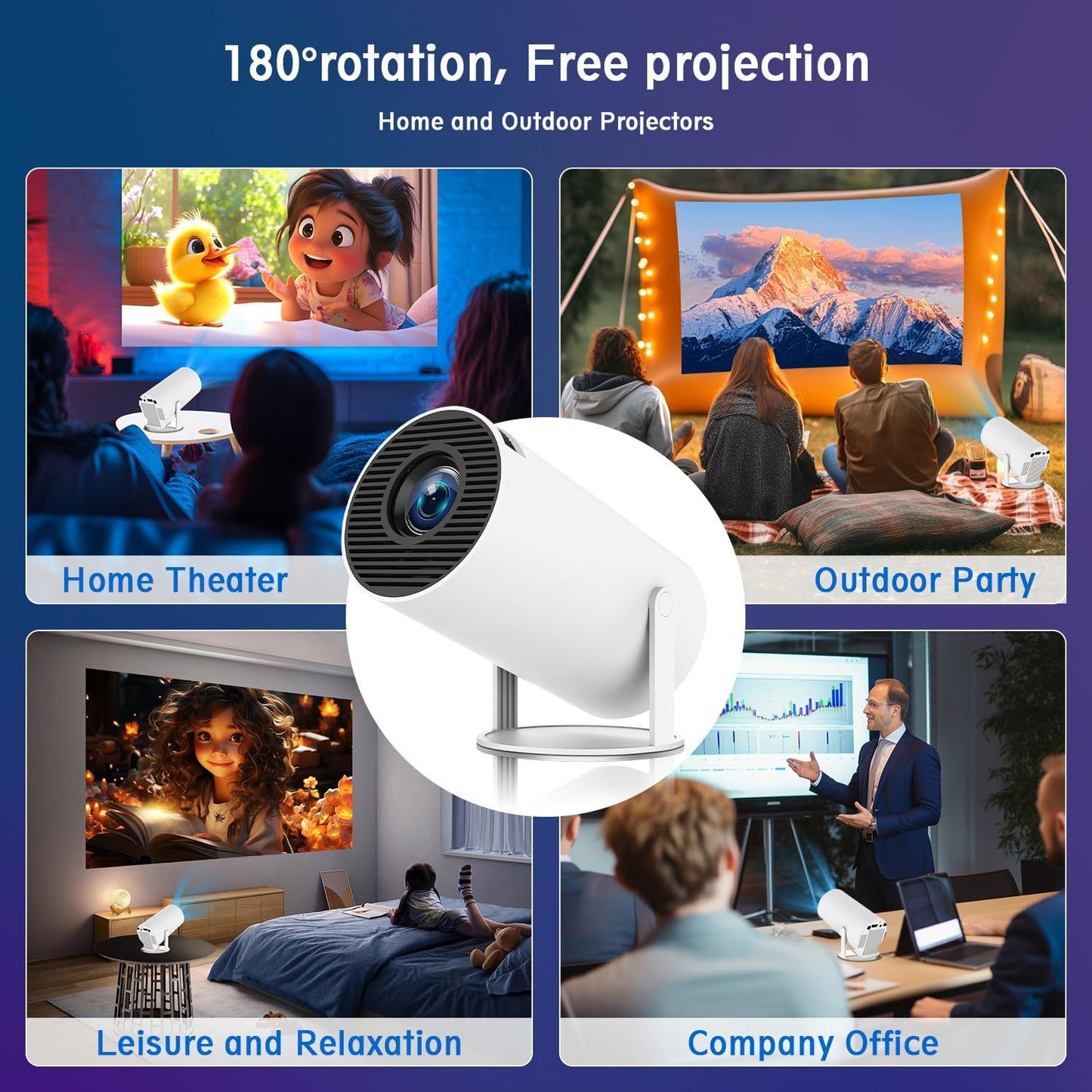 AuraCast Mini Projector